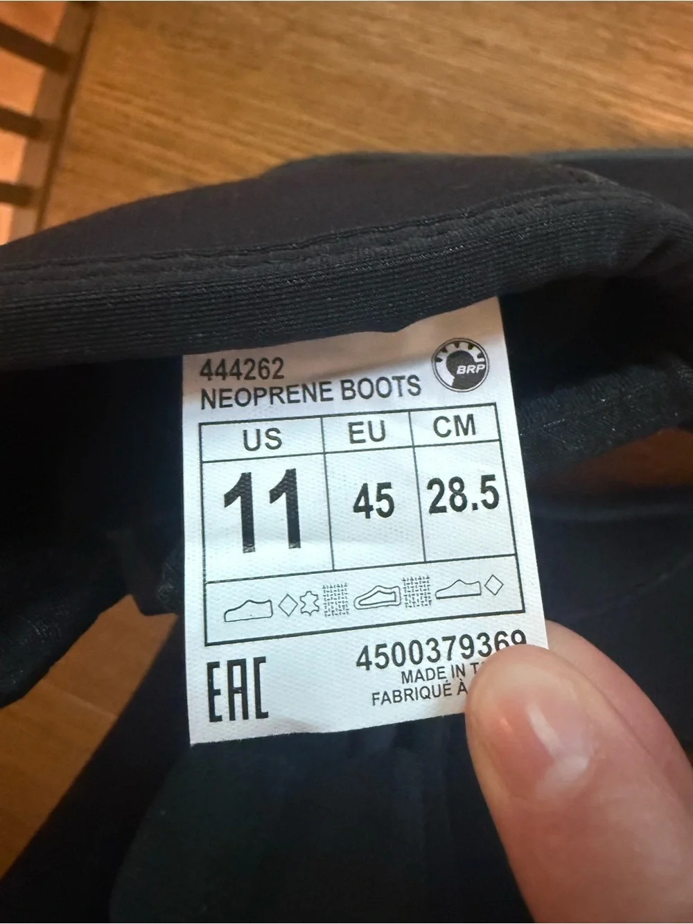 NWT Sea-Doo Neoprene Black Boots Watersports Size Men's 11